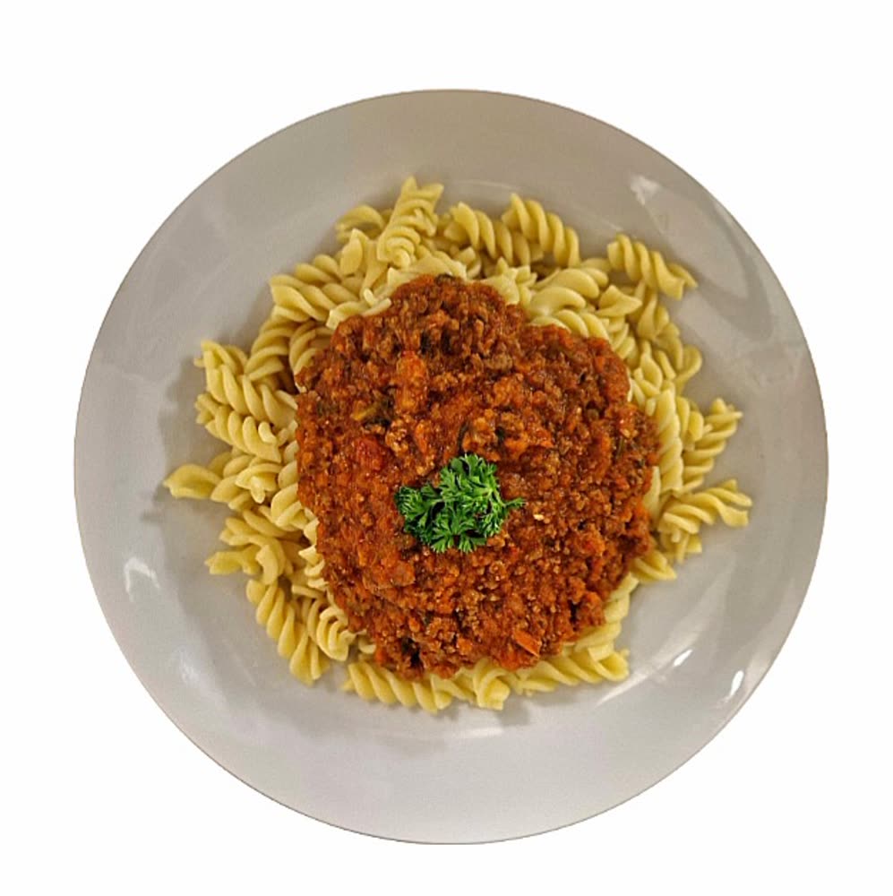 Nudeln mit Bolognese-Sauce